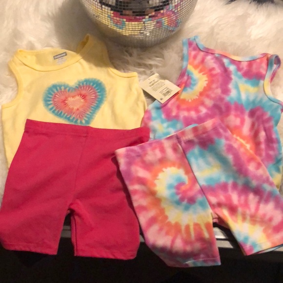 Other - Girls 4 piece summer shorts set